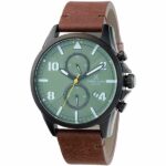 Daniel Klein Mens Watch - 45mm Analog - Multifunction - Quartz - Sport Watch, Dual Time Watch - Black/Brown - DK12344-6