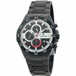 Daniel Klein Mens Watch - Stainless Steel - 45mm Analog - Multifunction - Quartz - Dual Time, Sport - Black - DK12362-5