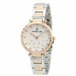 Daniel Klein Womens Watch - 33mm Analog - Quartz - Crystal Accented, Two-Tone - Rose Gold and Silver Tone - DK12364-4