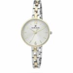 Daniel Klein Womens Watch - 32mm Analog - Quartz - Slim, Two-Tone Metal Band - Gold and Silver Tone - DK12382-3