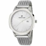 Daniel Klein Mens Watch - Mesh Strap - 42mm Analog - Quartz - Silver Tone - DK12414-1