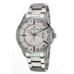 Daniel Klein Mens Watch - Stainless Steel - 44mm Analog - Quartz - Seconds Indicator - Silver Tone - DK12441-1