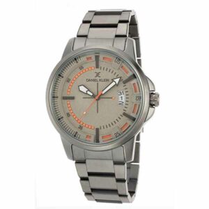 Daniel Klein Mens Watch - Stainless Steel - 44mm Analog - Quartz - Seconds Indicator - Grey - DK12441-6