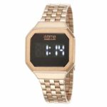 Daniel Klein 34mm Touchscreen Mens Retro Square Digital Watch - Stainless Steel - Rose Gold Tone - DK12464-2