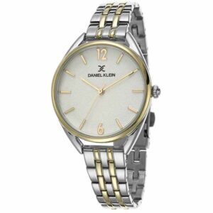 Daniel Klein Womens Watch - Stainless Steel - 34mm Analog - Quartz - Two-Tone - Gold and Silver Tone - DK12483-7