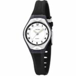 Calypso 34mm Mens Analog Sports Watch, Quartz, Silicone Strap - Black - K5163/J