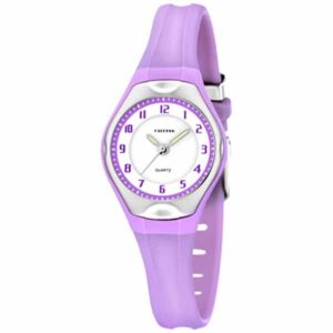 Calypso 34mm Mens Analog Sports Watch, Quartz, Silicone Strap - Purple - K5163/N