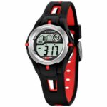 Calypso 32mm Kids Digital Sports Watch, Silicone Strap - Black / Red - K5506/1