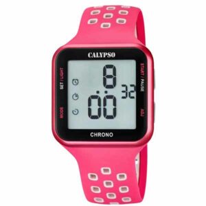 Calypso 38mm Womens Digital Sports Watch, Silicone Strap - Pink - K5748/2