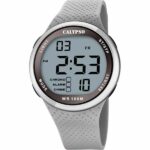 Calypso 44mm Mens Digital Sports Watch, Silicone Strap - Grey - K5785/1