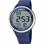 Calypso 44mm Mens Digital Sports Watch, Silicone Strap - Blue - K5785/3