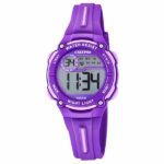 Calypso 32mm Girls Digital Sports Watch, Silicone Strap - Purple - K6068/2