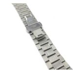 Closeup view of Two-Tone Stainless Steel Watch Band for Men, Metal Watch Bracelet, Removable Links