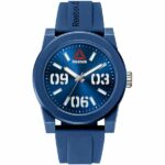 Reebok Hook Mens Watch, Analog, Navy Blue with Blue Silicone Strap - RD-HOO-G2-PNIN-NW