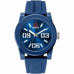 Reebok Hook Mens Watch, Analog, Navy Blue with Blue Silicone Strap - RD-HOO-G2-PNIN-NW