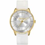 Reebok Kaleido Womens Watch, Analog, Gold with White Silicone Strap - RF-KAL-L2-S2IW-12