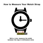 How to measure your watch band width size